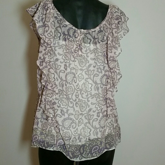 American Eagle flutter-sleeve blouse - Picture 4 of 4